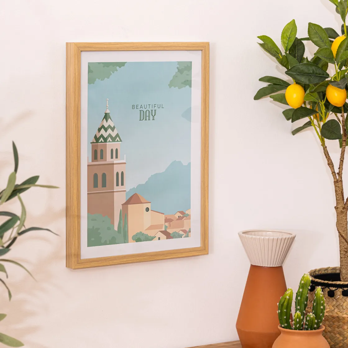 ATMOSPHERA Affiche encadrée day "François" Clearance