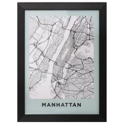 ATMOSPHERA Affiche encadrée "Manhattan" Hot