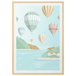 ATMOSPHERA Affiche encadrée vie "Claude"