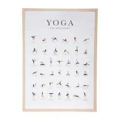 ATMOSPHERA Affiche encadrée "Yoga"