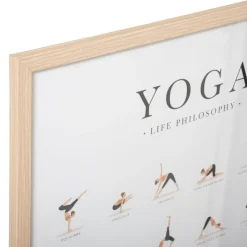 ATMOSPHERA Affiche encadrée "Yoga"