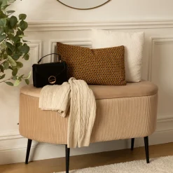 ATMOSPHERA Banc coffre velours "Solaro" Sale