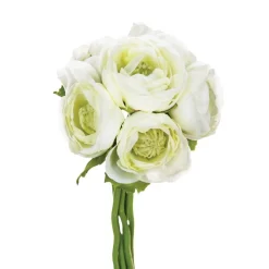 ATMOSPHERA Bouquet 6 renoncules artificielles Hot