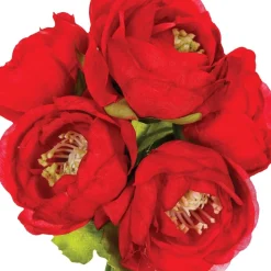 ATMOSPHERA Bouquet 6 renoncules artificielles Hot