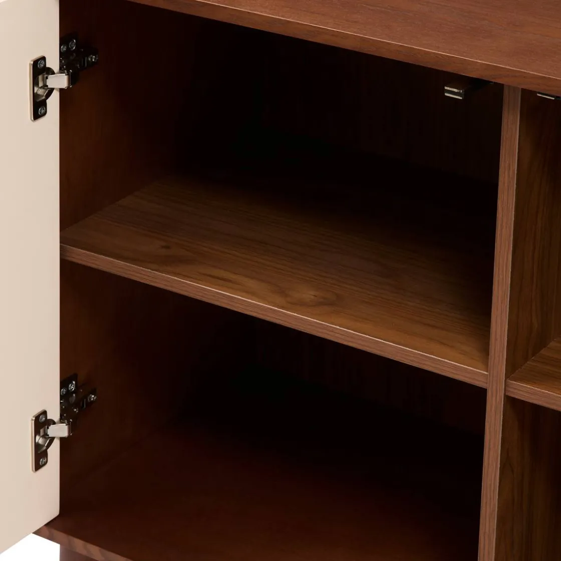 ATMOSPHERA Buffet 3 portes 6 étagères "Jilani" Discount