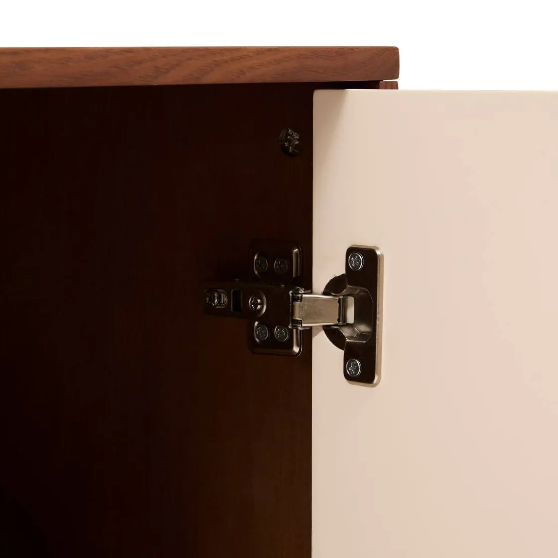 ATMOSPHERA Buffet 3 portes 6 étagères "Jilani" Discount