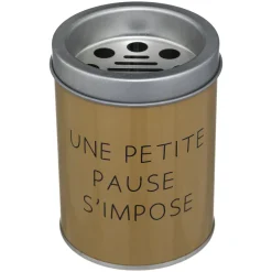 ATMOSPHERA Cendrier "Messages", métal Clearance