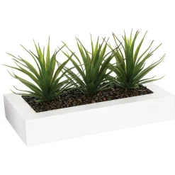 ATMOSPHERA Centre de table 3 aloe vera artificielle New