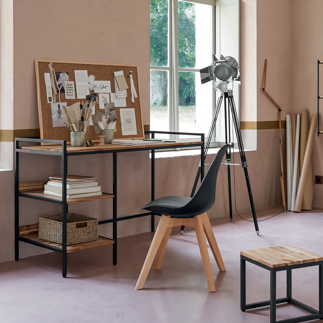 ATMOSPHERA Chaise "Baya", pieds hêtre New