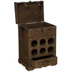 ATMOSPHERA Coffre bois foncé Online