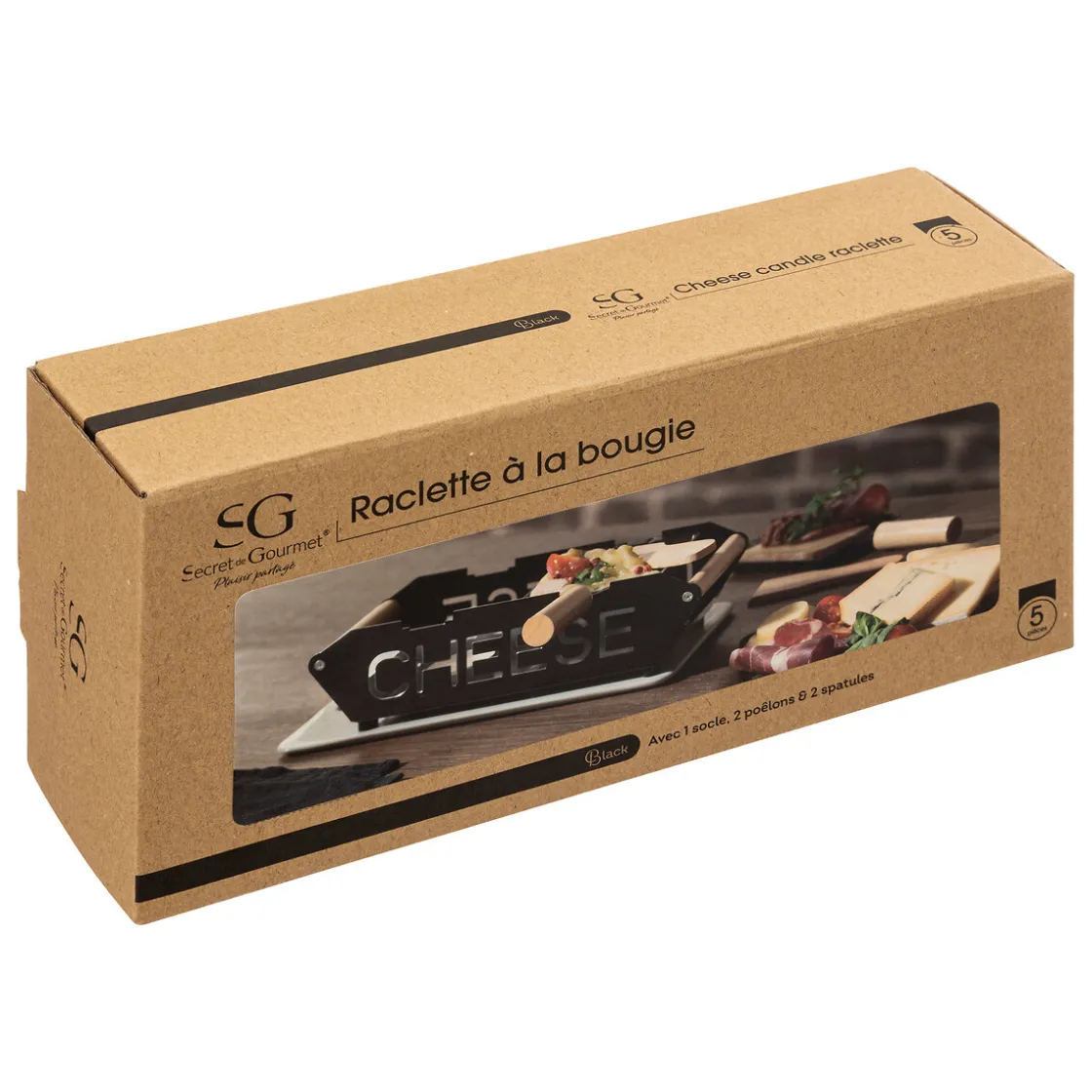 ATMOSPHERA Coffret raclette à la bougie 2 personnes Outlet