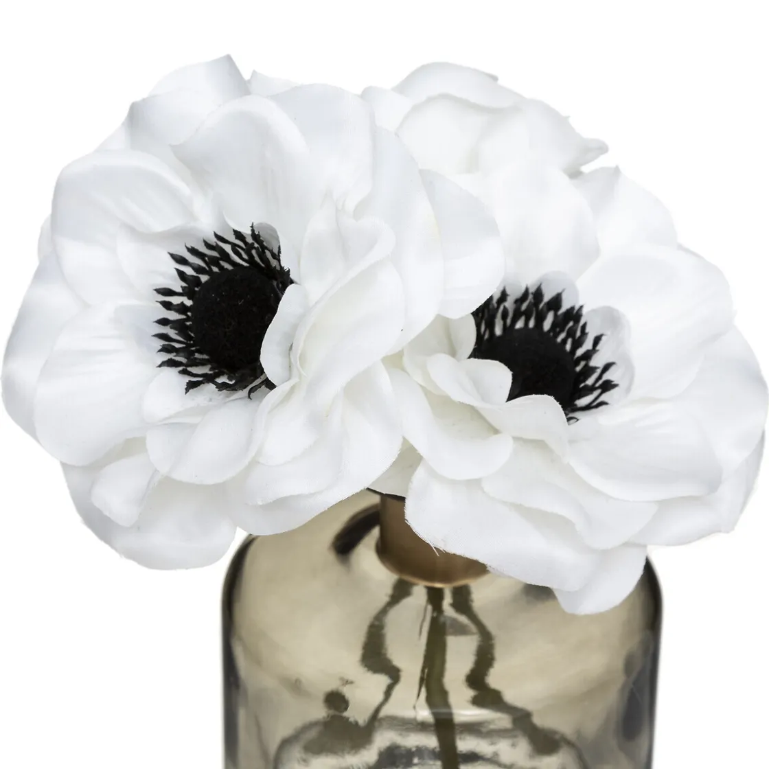 ATMOSPHERA Composition anémone artificielle avec vase Outlet