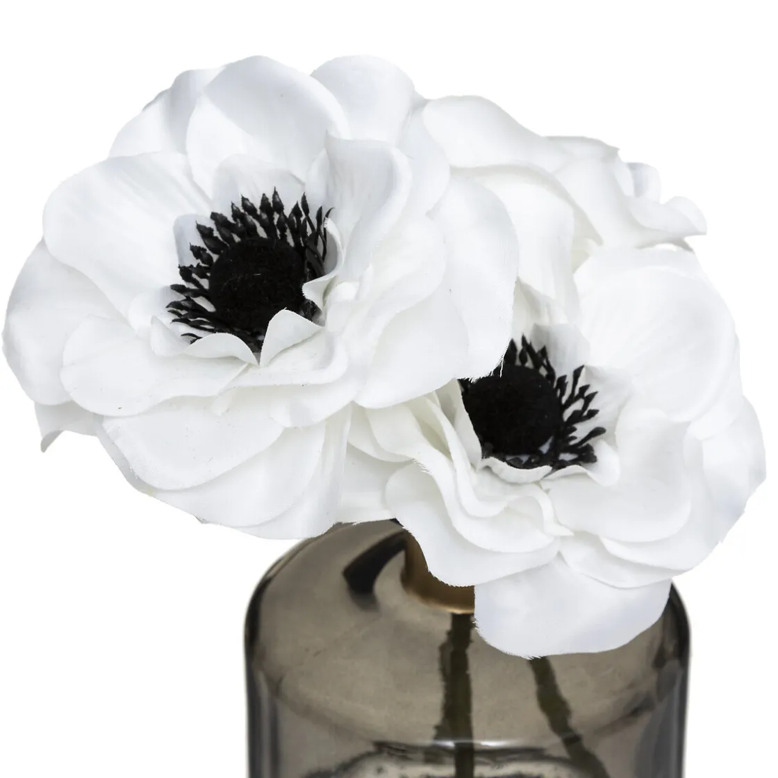 ATMOSPHERA Composition anémone artificielle avec vase Outlet