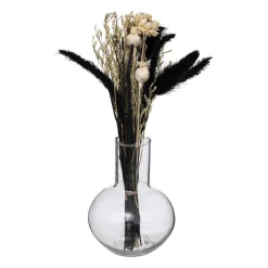 ATMOSPHERA Composition de fleurs séchées "Subli" avec vase Clearance