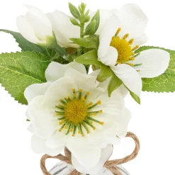 ATMOSPHERA Composition vase et fleurs artificielles Discount