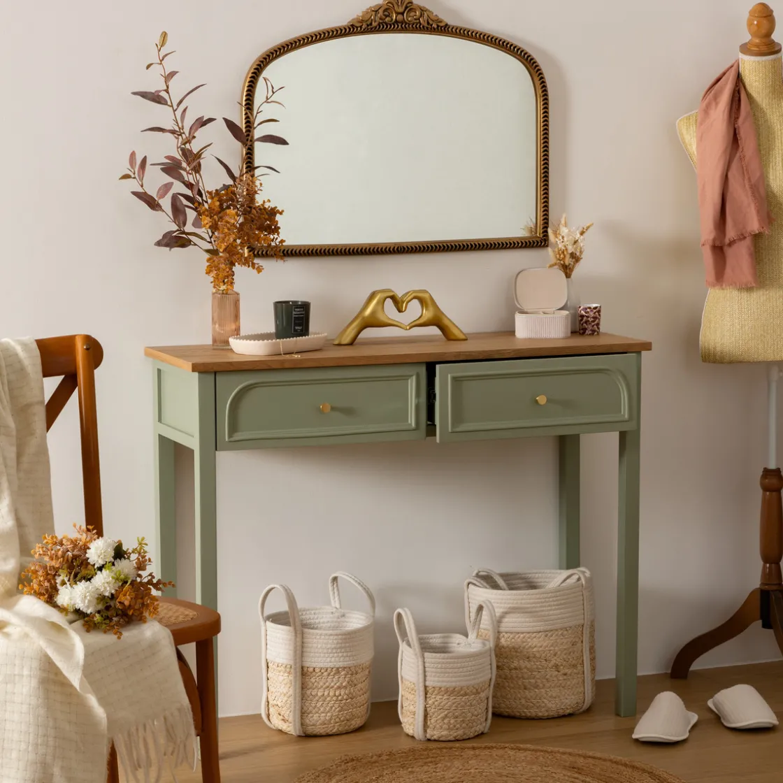 ATMOSPHERA Console 2 tiroirs "Mohea" Sale