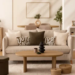 ATMOSPHERA Coussin bouclette 