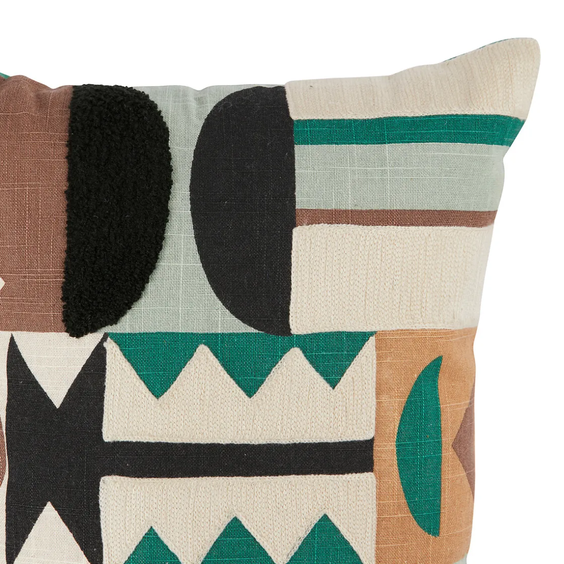 ATMOSPHERA Coussin brodé "Malakite" New