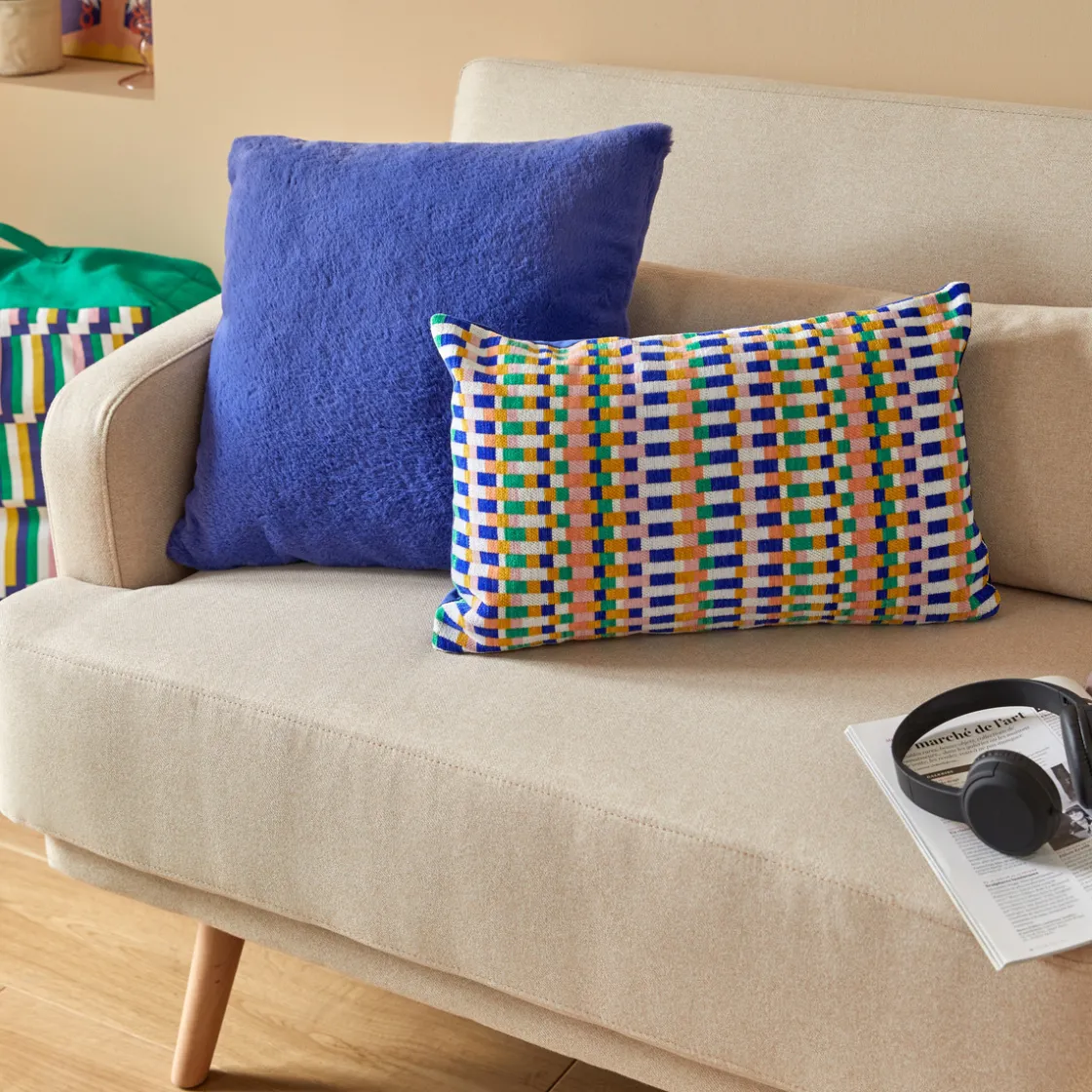 ATMOSPHERA Coussin fausse fourrure "Couka" Sale