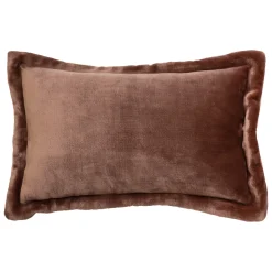 ATMOSPHERA Coussin flanelle "Cuddly" Discount