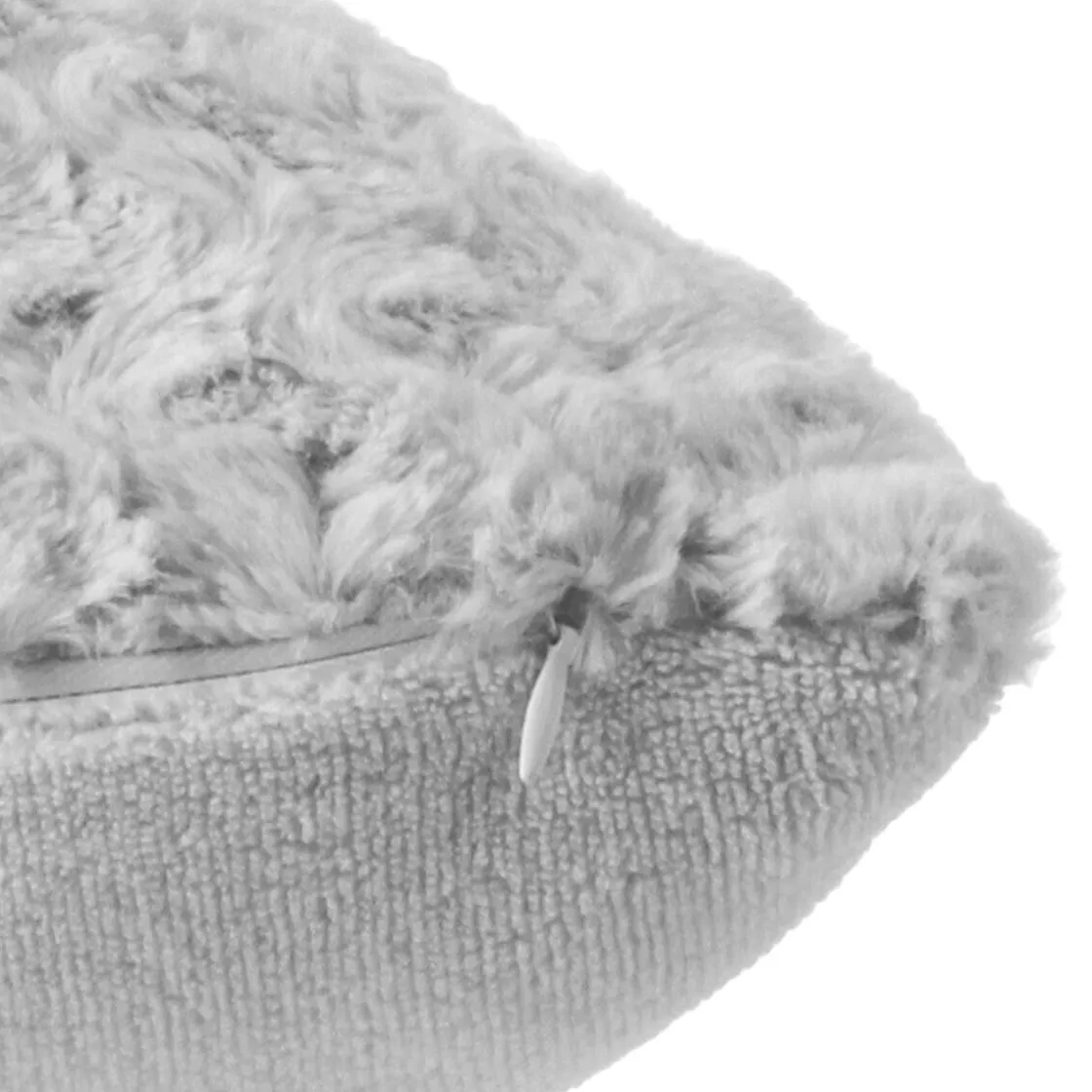 ATMOSPHERA Coussin fourrure bouclé Sale