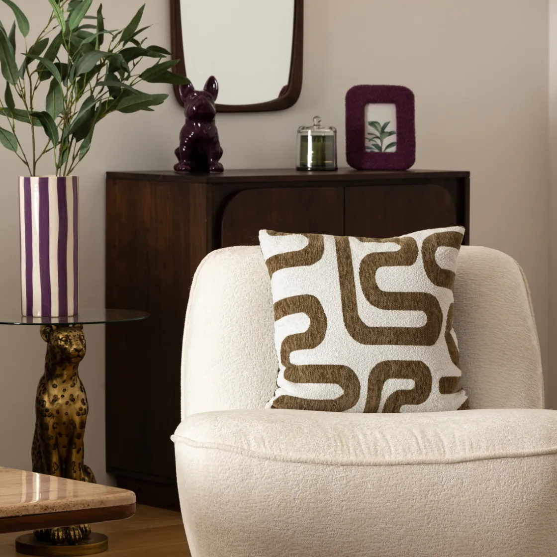 ATMOSPHERA Coussin jacquard "Safina" New