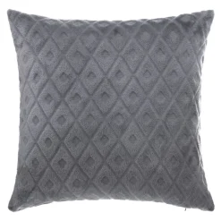 ATMOSPHERA Coussin losanges, flanelle Discount