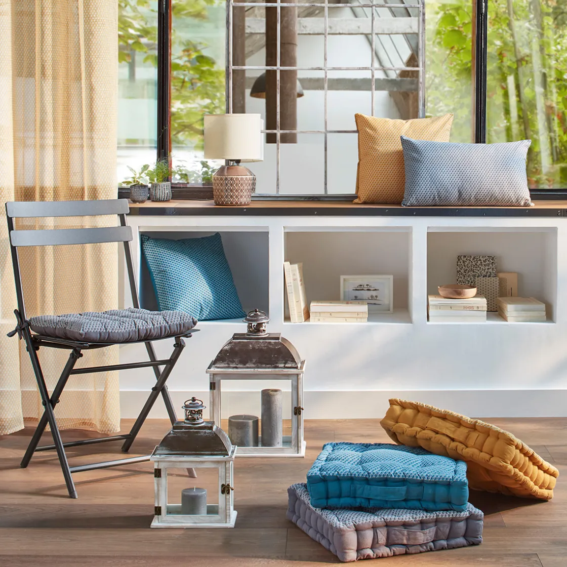 ATMOSPHERA Coussin motifs otto Hot