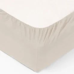 ATMOSPHERA Drap-housse, coton lavé Sale