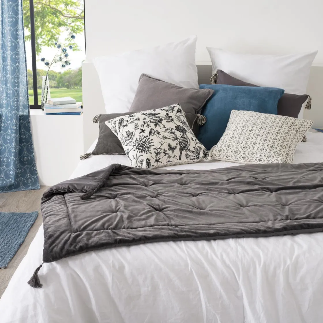 ATMOSPHERA Édredon "Sonia", velours