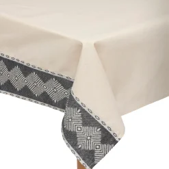 ATMOSPHERA Ensemble nappe et 6 serviettes 