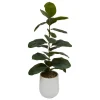 ATMOSPHERA Ficus artificiel en pot "Sky" Discount