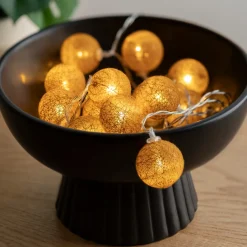 ATMOSPHERA Guirlande LED 16 boules, pile Clearance