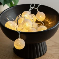 ATMOSPHERA Guirlande LED 16 boules, pile Outlet