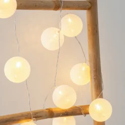 ATMOSPHERA Guirlande LED 10 boules, pile