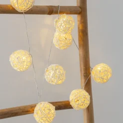 ATMOSPHERA Guirlande LED 10 boules, pile Online