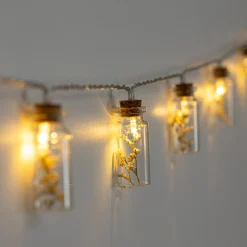 ATMOSPHERA Guirlande LED 10 fleurs, pile Hot