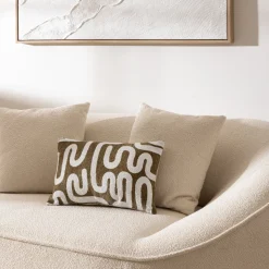 ATMOSPHERA Housse de coussin "Jeni", chenille Clearance