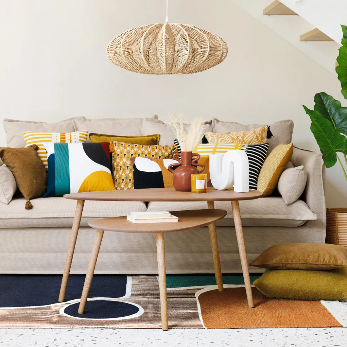 ATMOSPHERA Housse de coussin "Tropique" Best