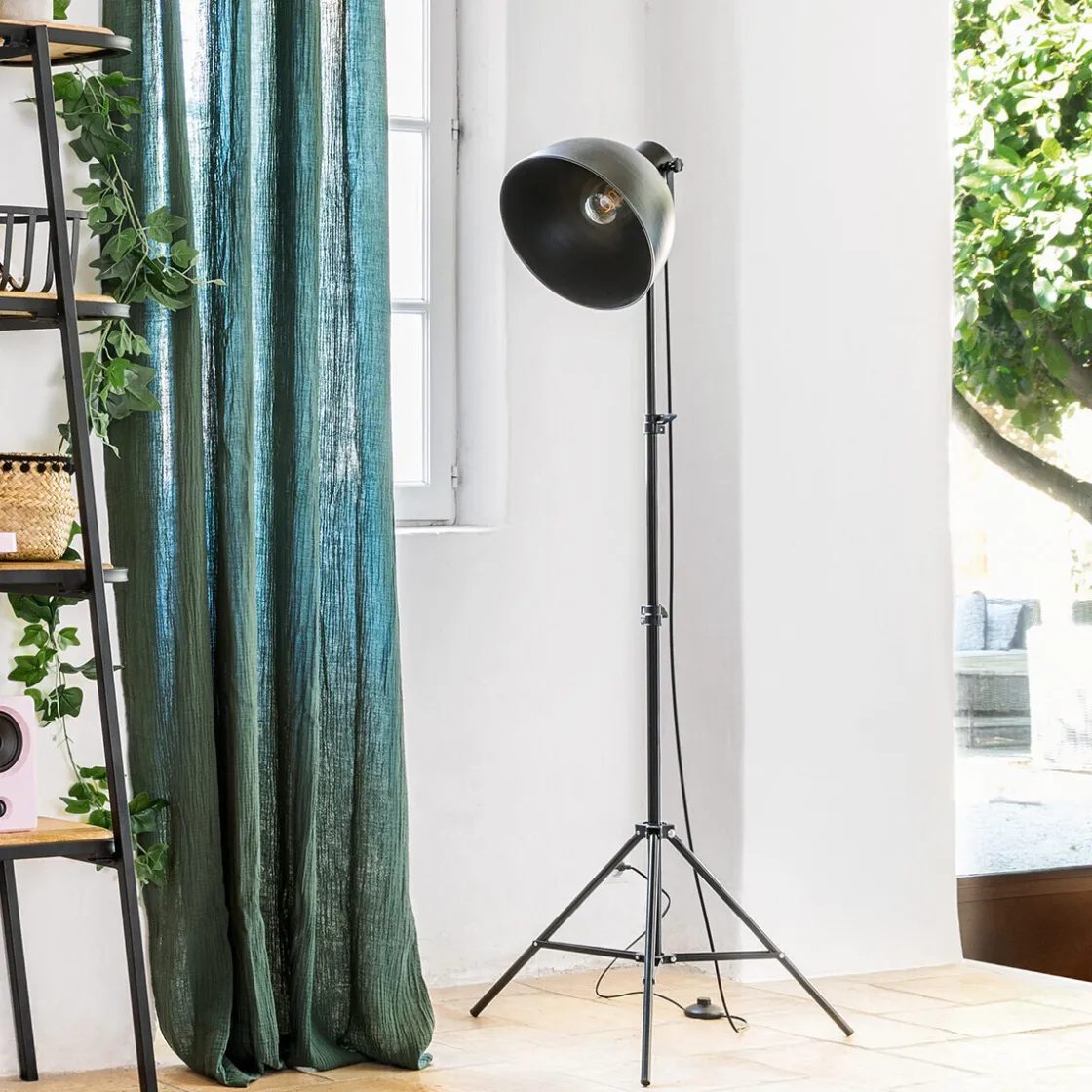 ATMOSPHERA Lampadaire trépied "Basalt" New