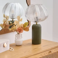 ATMOSPHERA Lampe à poser champignon Secteur "Phylas" Outlet
