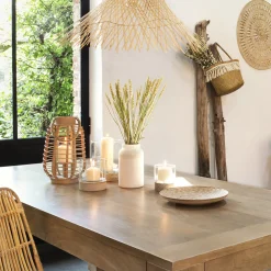 ATMOSPHERA Lanterne "Rattan", rotin Discount