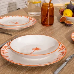 ATMOSPHERA Lot de 6 assiettes creuses "Yucatan" Best