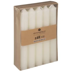 ATMOSPHERA Lot de 10 bougies bâtons Outlet