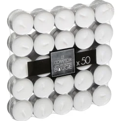 ATMOSPHERA Lot de 50 bougies chauffe-plats