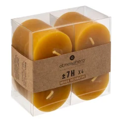 ATMOSPHERA Lot de 4 bougies rustiques "Olia" Sale