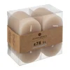 ATMOSPHERA Lot de 4 bougies rustiques "Olia" New