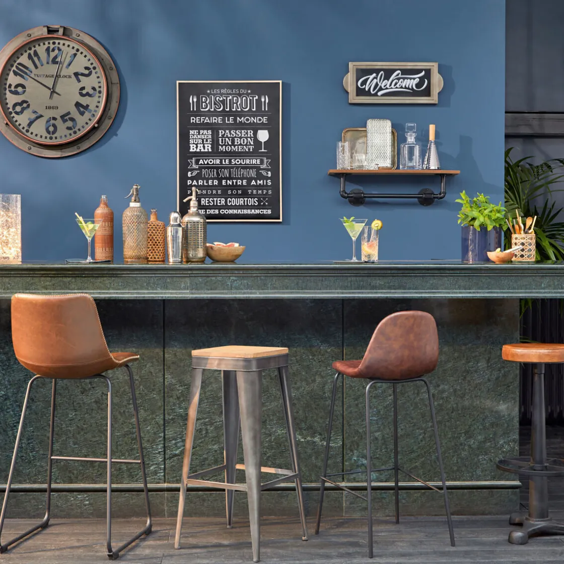 ATMOSPHERA Lot de 2 chaises de bar "Lois" Online