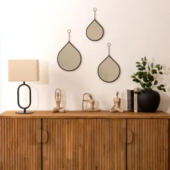 ATMOSPHERA Lot de 3 miroirs goutte "Leny" Outlet