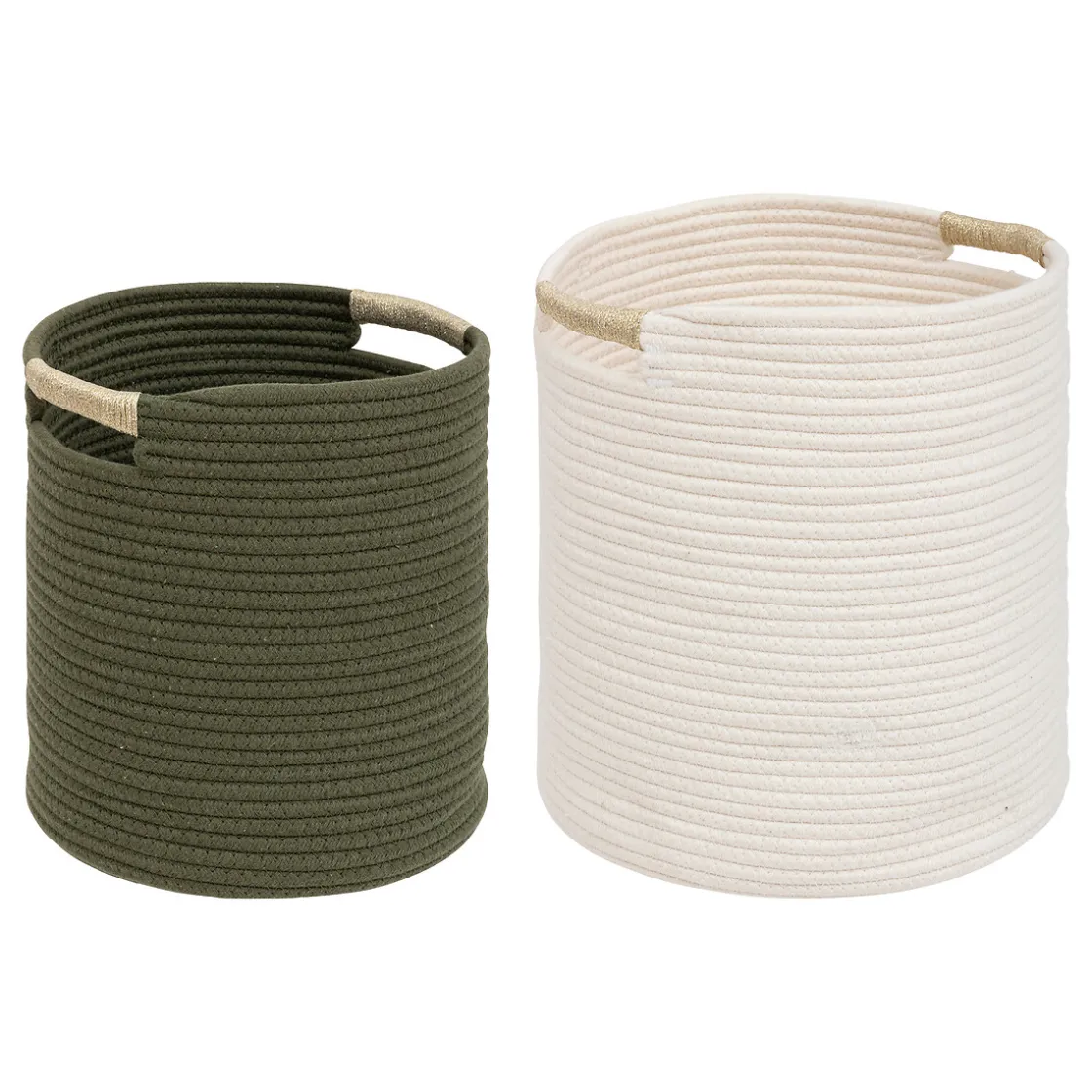 ATMOSPHERA Lot de 2 paniers "Tropical boudoir" Discount